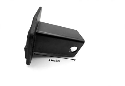 Dodge RAM 2" Tow Hitch Cover Plug Cap - RAM Emblem Receiver Plug for 1500 2500 3500 Trucks, Matte Black Cover for 2 Inch Receiver Hitch Tube