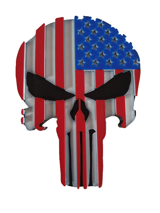 Punisher Trailer Hitch Cover Cap Plug Durable Plastic Fits 2" Receivers Custom