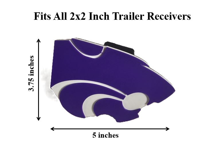 Angleton Panthers High School Trailer Hitch Cover 2 Inch Receiver Tow Plug Cap Panthers Football Team Spirit Gift Truck SUV Car