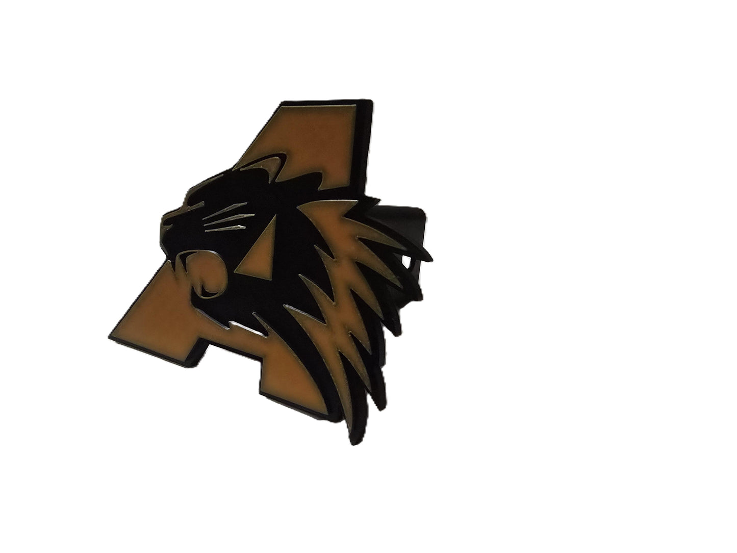 Angleton Wildcats Football Trailer Hitch Cover Cap Plug – Fits 2" Receiver Truck SUV – Orange Texas High School Fan Gift