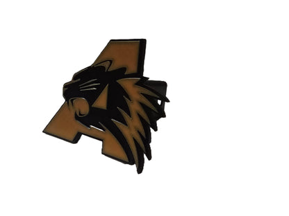 Angleton Wildcats Football Trailer Hitch Cover Cap Plug – Fits 2" Receiver Truck SUV – Orange Texas High School Fan Gift