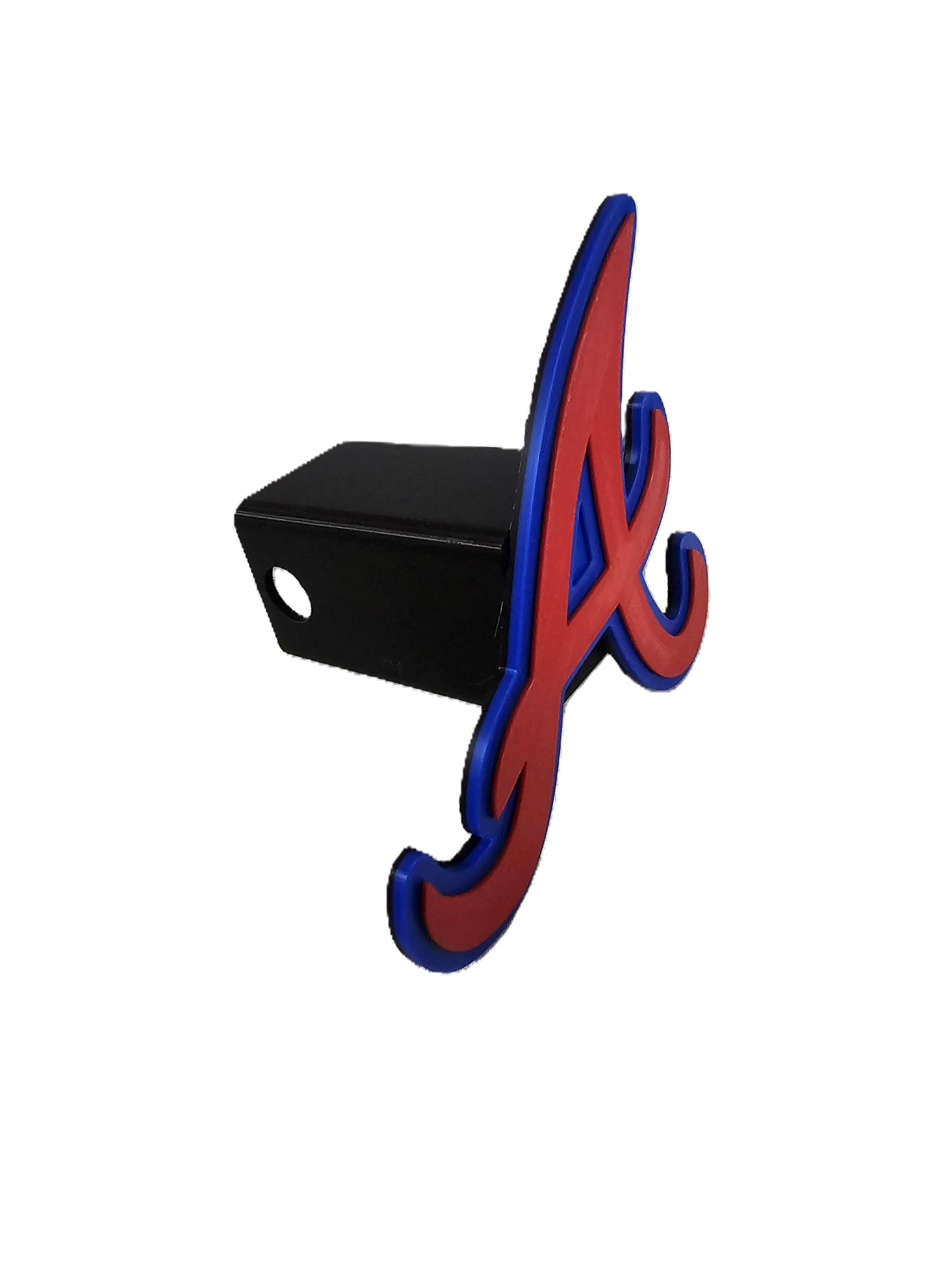 Atlanta Braves Baseball Trailer Hitch Receiver Cover Plug Cap 2x2" Receiver Ford Dodge Jeep Ram Chevy Nissan Honda Toyota Truck SUV Vehicles