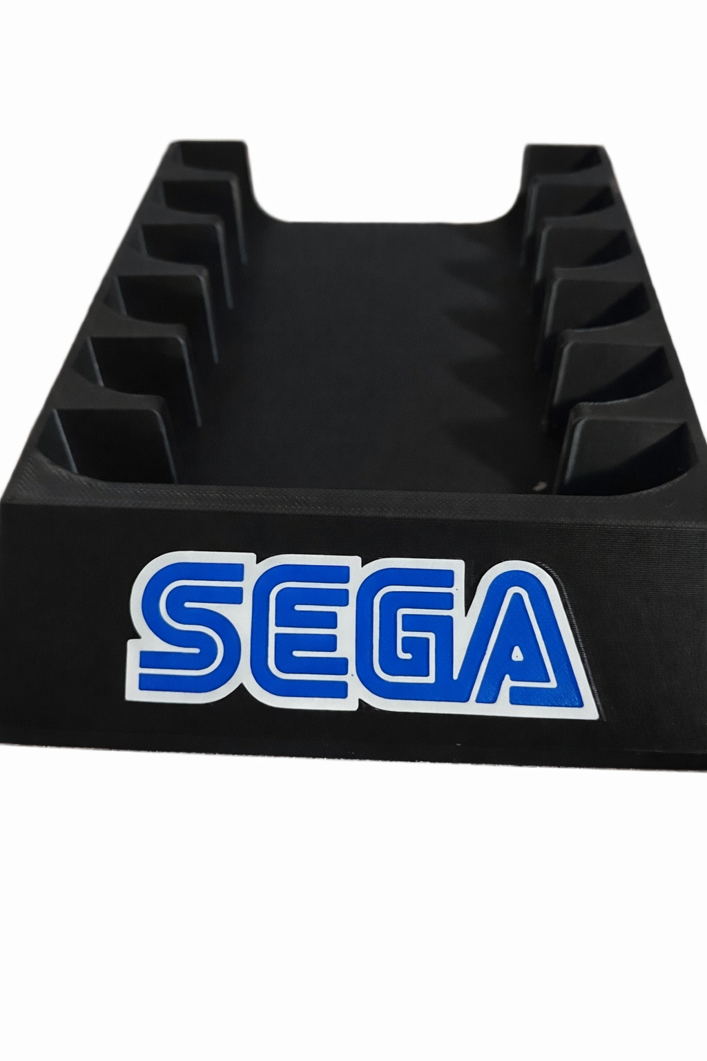 Sega Genesis Cartridge Holder Storage Tray Display Rack Organizer 6 Game Home