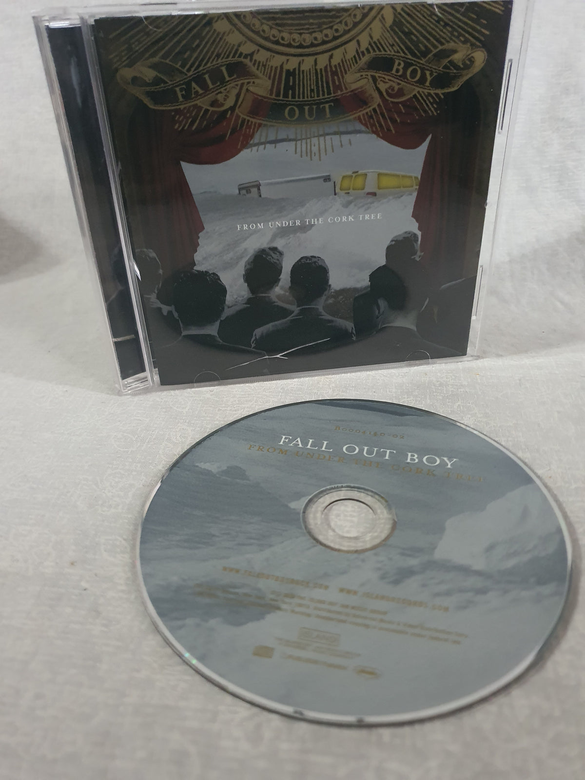 Fall Out Boy From Under Cork Tree CD 2005 Pop Punk Album Sugar We're Going Down Dance Fueled By Ramen