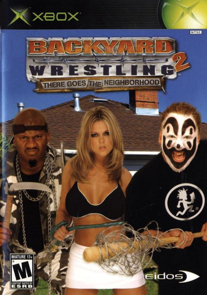 Backyard Wrestling 2 Xbox There Goes The Neighborhood 2004 Complete w/ Reg Card