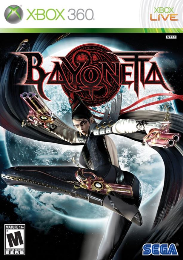 Bayonetta Xbox 360 2010 Disc Good Tested Action Game PlatinumGames Sega Witch Combat Hack Slash Collector NTSC Climax Umbra Heaven