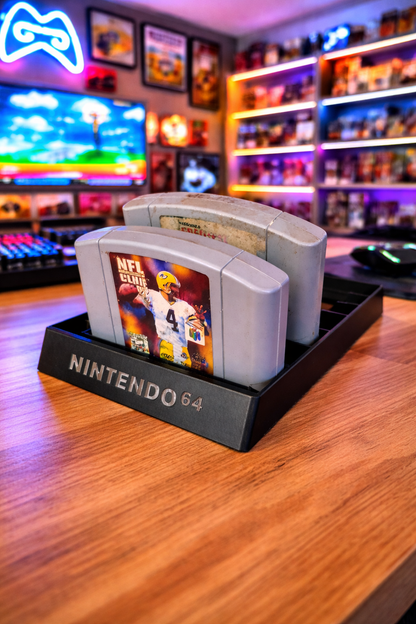 N64 Nintendo 64 System Game New Stand Cartridge Holder Display Rack 7 Videogames