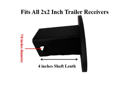Blackout Evil Batman Tow Hitch Cover 2" Receiver - Large 6x3 Inch Bat Logo Plug Cap for Trucks, SUVs, Off-Road & Tactical Stealth Build Pro