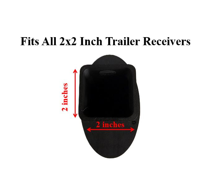 Blackout Evil Batman Tow Hitch Cover 2" Receiver - Large 6x3 Inch Bat Logo Plug Cap for Trucks, SUVs, Off-Road & Tactical Stealth Build Pro
