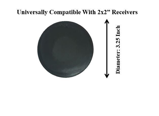 Universal Truck Trailer Hitch Receiver Tow Cover Plug Cap 2x2" Receiver Towing