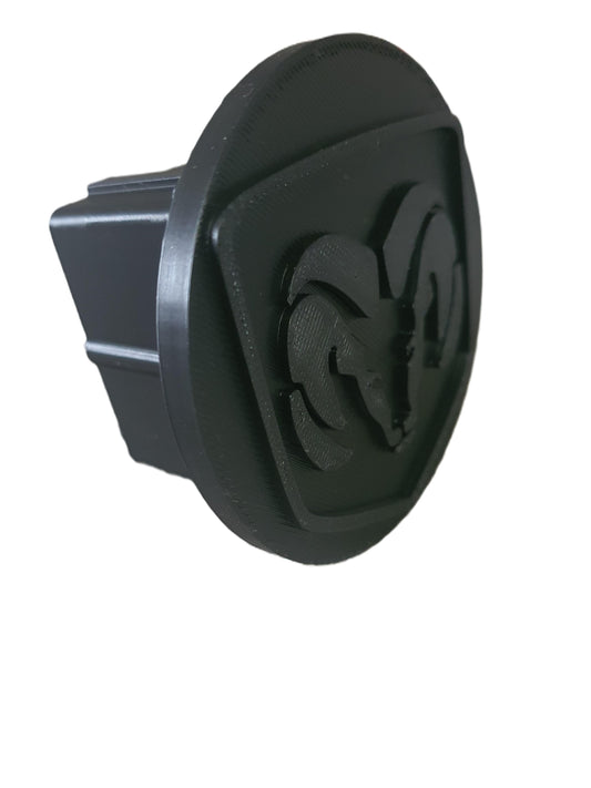 Dodge Ram Durango 1500 Black Cover Plug Cap Hitch Trailer Towing No Pin Push in