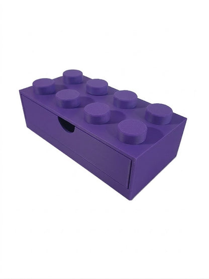 Kids Stackable Storage Box Office Organizer Home Decor Desktop Toy 8 Studs Home School Teacher School Children Adult Storage