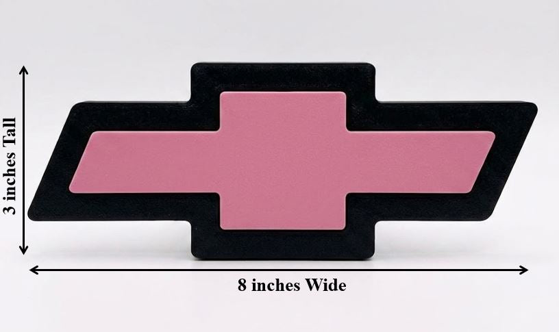 Chevrolet Chevy Truck Pink Bowtie Cover Plug Cap Hitch Tow Cover Silverado 1500