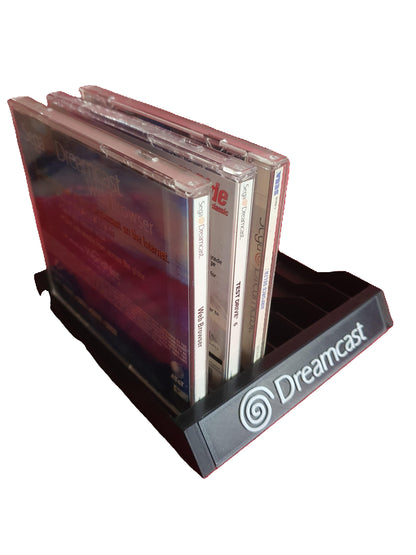 Dreamcast Game Disc Stand Retro Sega Storage Organizer Rack HKT-3010 3D Print