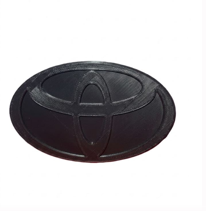 Toyota Emblem Trailer Hitch Receiver Cover Plug 2" Receiver Truck Tundra RAV4 Black