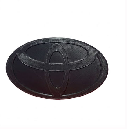 Toyota Emblem Trailer Hitch Receiver Cover Plug 2" Receiver Truck Tundra RAV4 Black