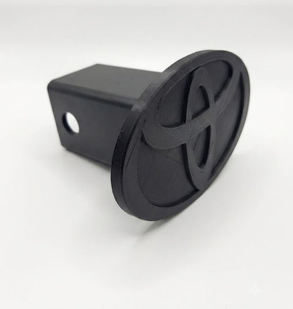 Toyota Emblem Trailer Hitch Receiver Cover Plug 2" Receiver Truck Tundra RAV4 Black