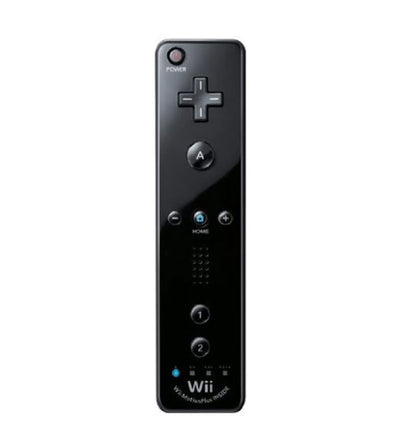 Official Wii Remote Nintendo Motion Plus Inside U OEM Controller Black RVL-036