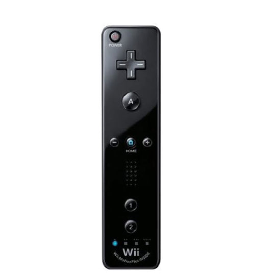 Official Wii Remote Nintendo Motion Plus Inside U OEM Controller Black RVL-036