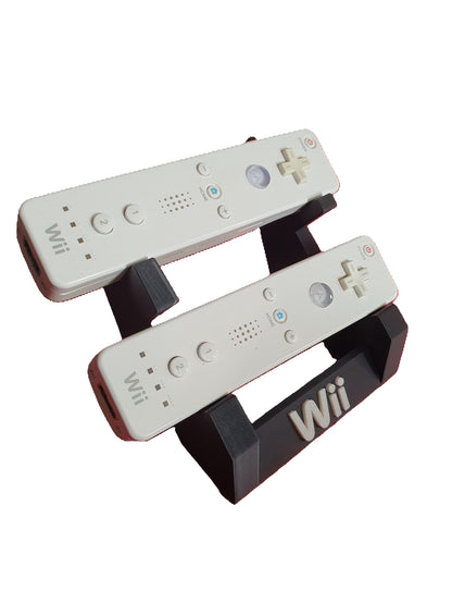Nintendo Wii Mote Dual Desk Table Shelf Storage Twin Controller WiiMote Organize