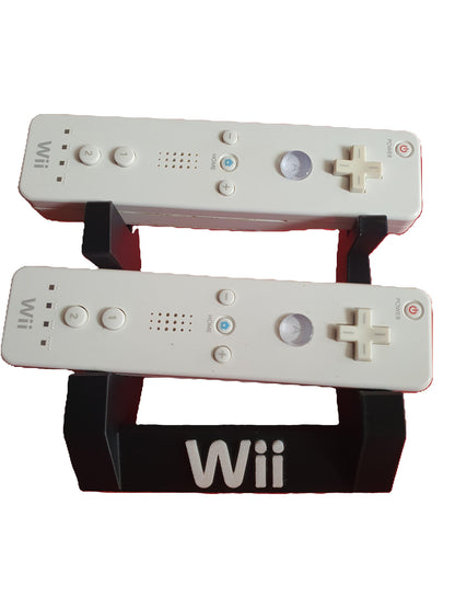 Nintendo Wii Mote Dual Desk Table Shelf Storage Twin Controller WiiMote Organize