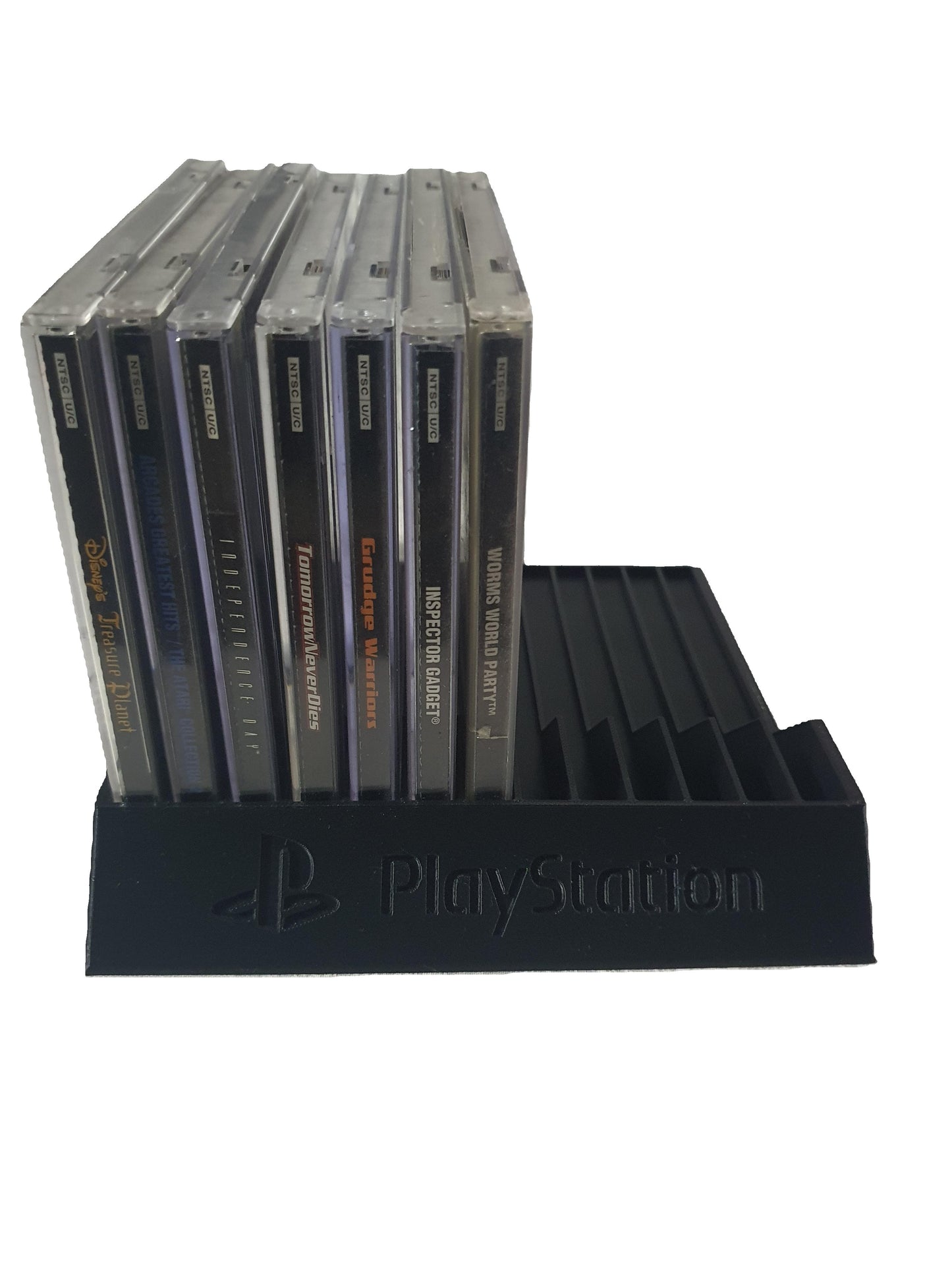 Sony PlayStation 1 PsOne Game CD Holder Storage Rack SCPH1001 Wholesale Lot of 5