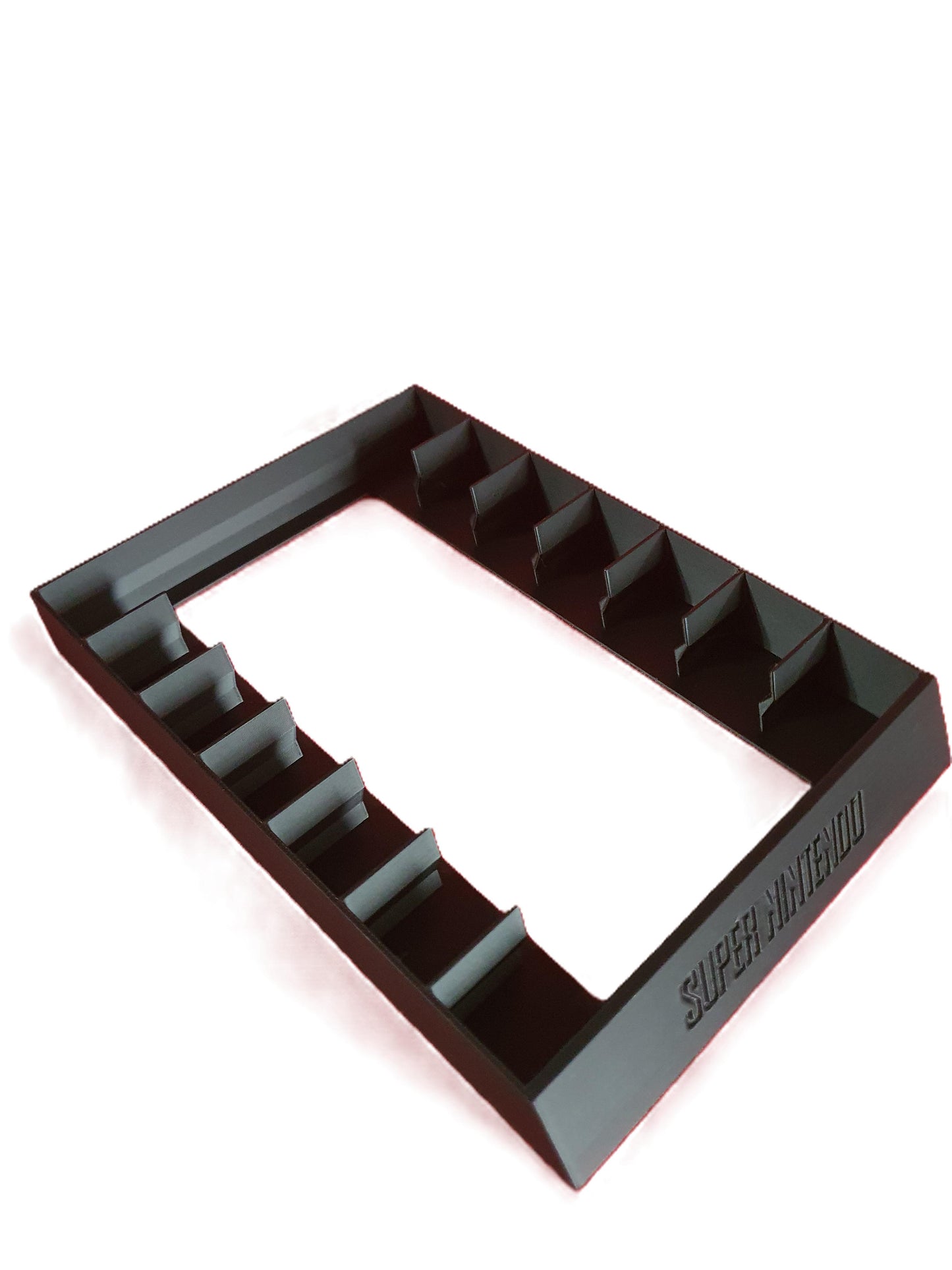SNES Super Nintendo System Game Stand Cartridge Holder Display Rack 7 Videogame