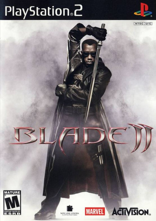 Blade II 2 (PlayStation 2 PS2) Video Game Disc Near Mint Clean Tested Free Ship