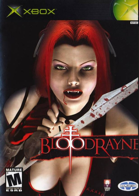 BloodRayne (Microsoft Xbox, 2002) No Game Disc Only Case Artwork Manual