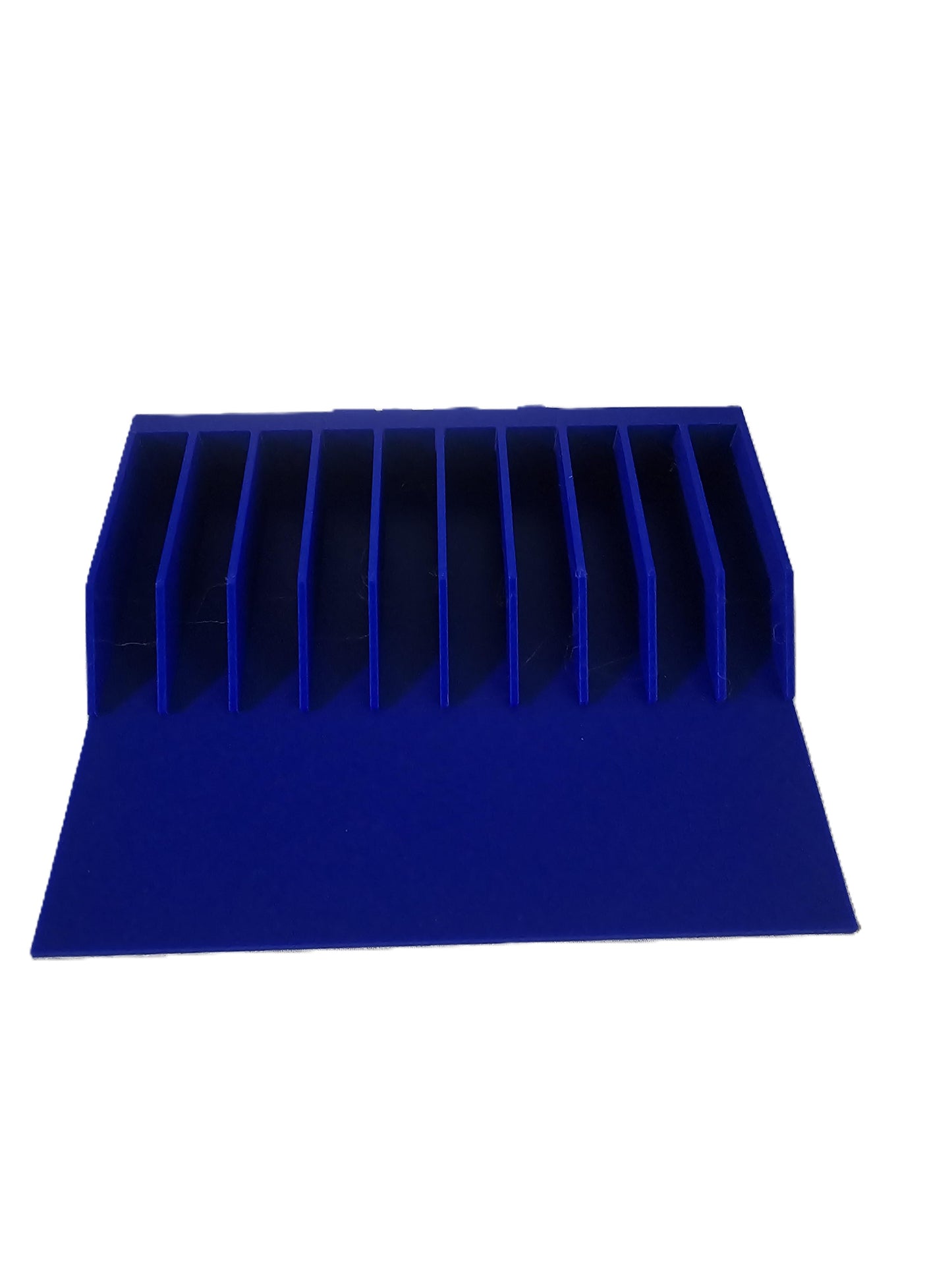 Blue PlayStation 2 Holder Sony Storage PS2 Desk Buddy Organizer Space Saver New