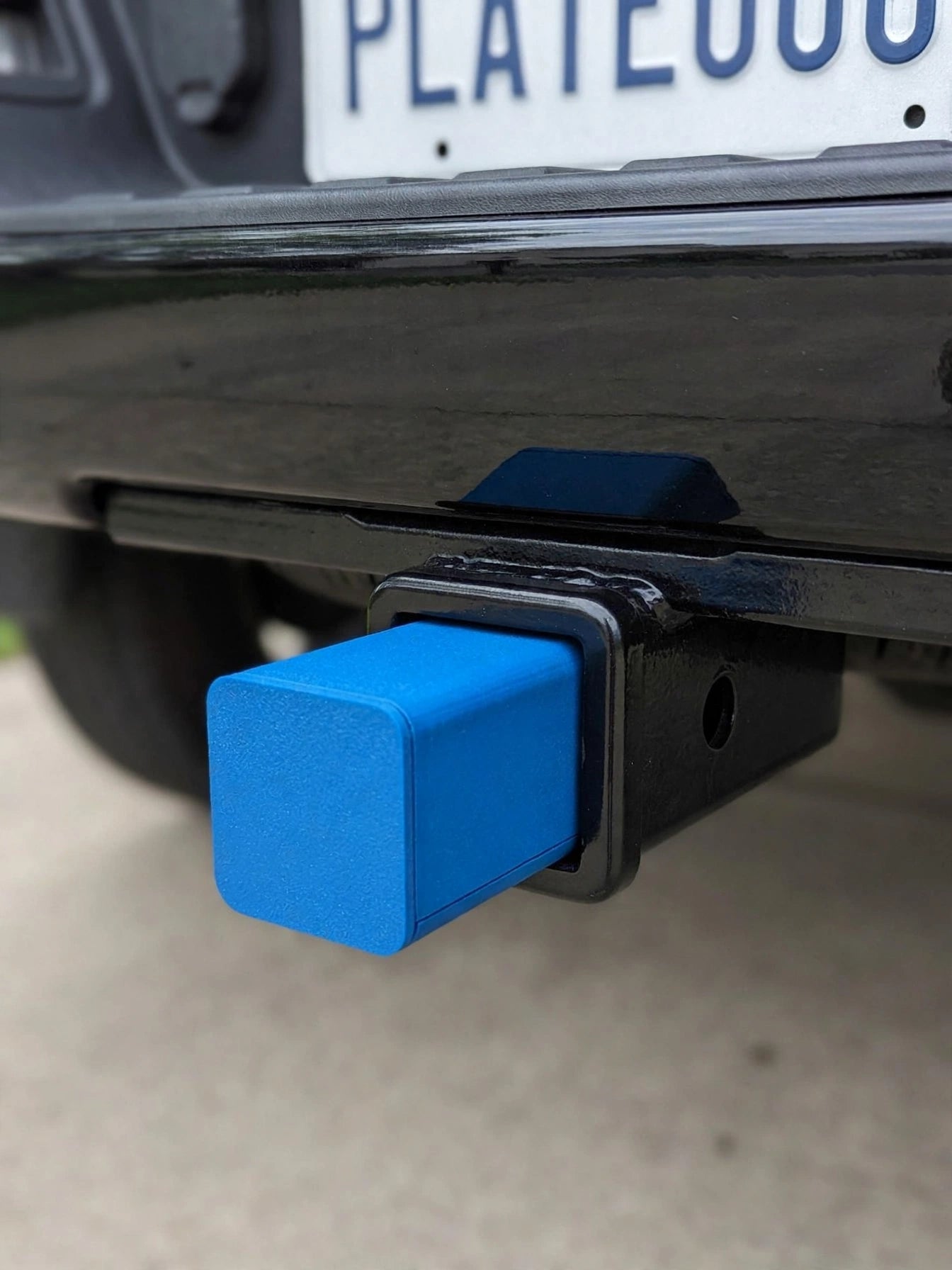 Trailer Hitch Vault Cap Cover - Hidden Compartment Safe to Stash Store Hide Keys, Cash & Valuables - Waterproof Secure Storage for Trucks 2" Receivers 7" Long