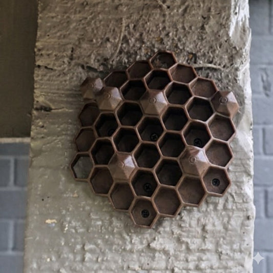 Chemical Free Wasp Nest Decoy Hornet Deterrent 3D Print Customizable Pack of 10 Brown