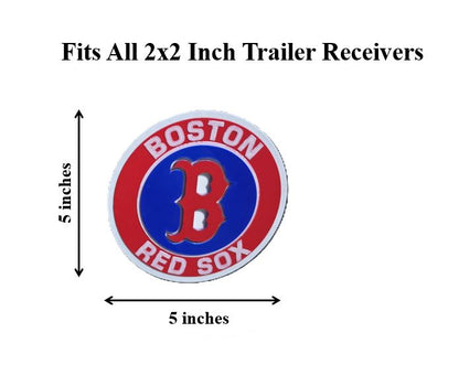 Boston Red Sox Baseball Trailer Hitch Cover Cap Plug – Fits 2" Receiver Truck SUV – Fan Gift Boston Providence Hartford