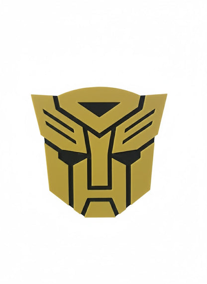 Bumblebee Transformers Tow Hitch Cover 2" Receiver - Yellow Autobot Logo Plug Cap for Truck SUV Jeep - Official Style Gift