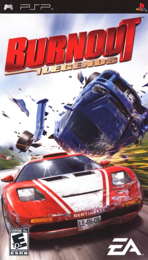 Burnout Legends (Sony PSP, 2005) Tested Works Near Mint NM Free Shipping