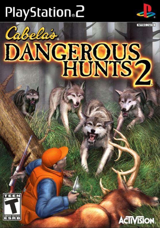 Cabela's Dangerous Hunts 2 (PlayStation 2, 2005) Complete Registration Card NM