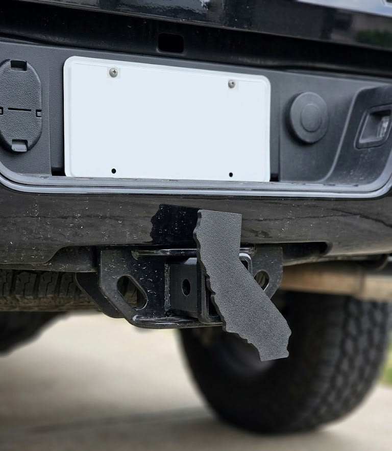Heavy-Duty 2-Inch Trailer Hitch Vault Hidden Compartment Cover Weatherproof Secure Container Spare Key Cash Card Emergency Accessory Kit Box - Black (Copy)