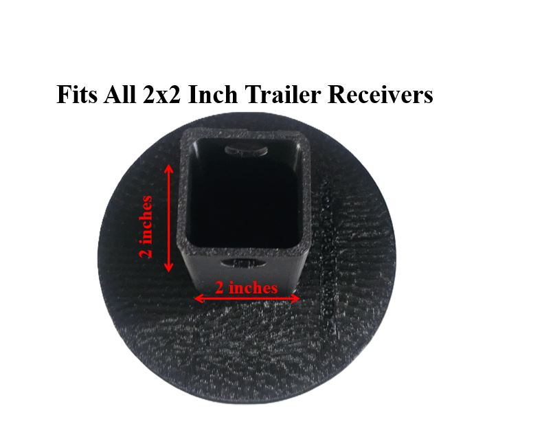 Canada Flag Maple Leaf Soccer Hitch Cover - FIFA World Cup Fan Trailer Hitch Protector | Canadian Soccer Truck Accessory for Tailgates