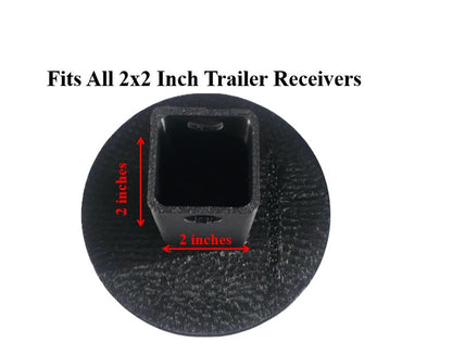 Canada Flag Maple Leaf Soccer Hitch Cover - FIFA World Cup Fan Trailer Hitch Protector | Canadian Soccer Truck Accessory for Tailgates