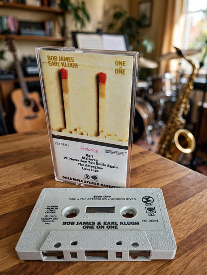 Bob James & Earl Klugh, One On One Audio Cassette Tape 1979 Jazz FCT-36241 EX/EX