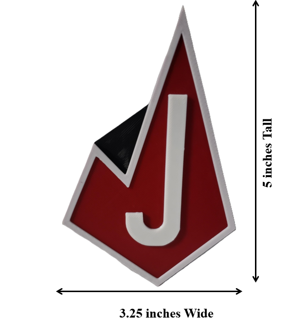 Converse Judson Rockets J Highschool Football Baseball Basketball Sports Red Logo Trailer Hitch Receiver Cover Plug 2" Receiver