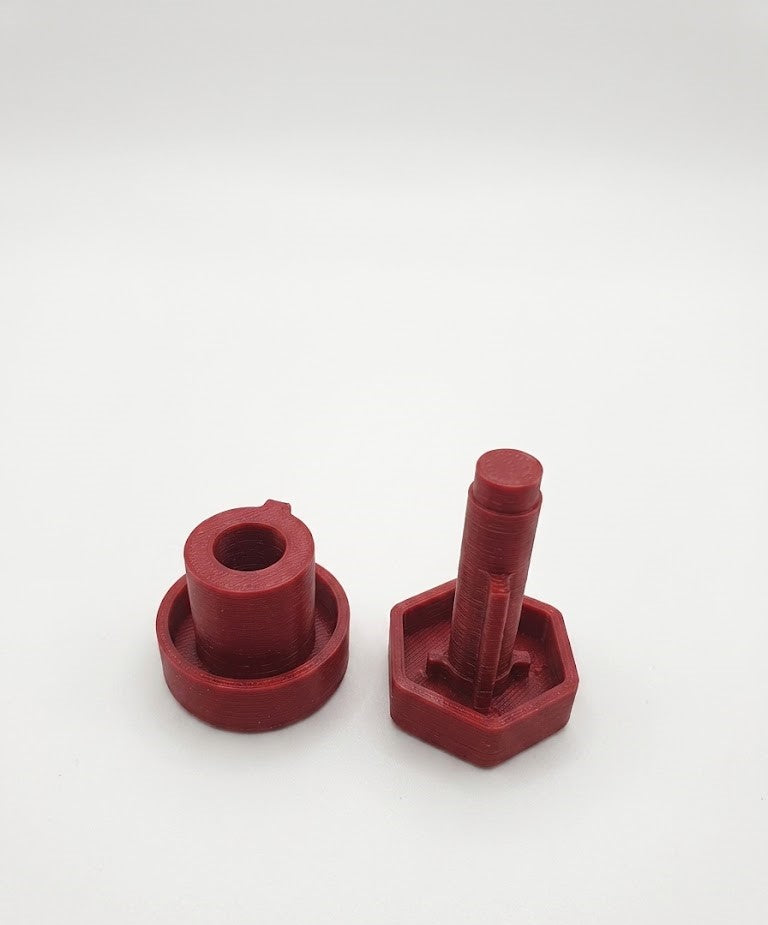 DPS Centurion Chair Arm Pin Screw Replacement Part - Costco Item 52260 Red 2-Pack | Fix Loose Armrest Hardware for DPS Office Chair Repair