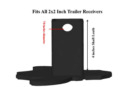 Jason Friday 13th Hockey Mask Trailer Hitch Plug Cap Christmas Hat Truck SUV Gift Receiver Cover