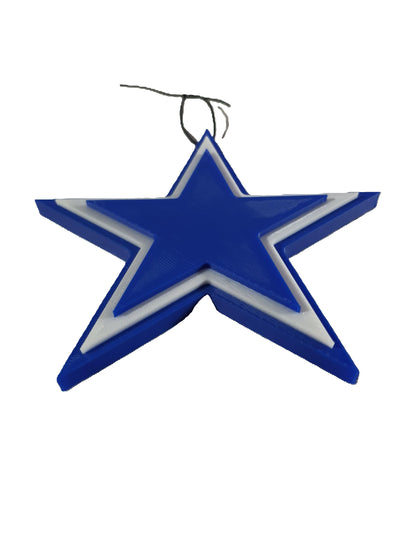 Dallas Cowboys Star Hanger for Rearview Mirror NFL Fan Car Accessory Customize