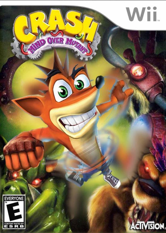 Crash Bandicoot: Mind Over Mutant (Nintendo Wii, 2008) Disc Very Good Clean
