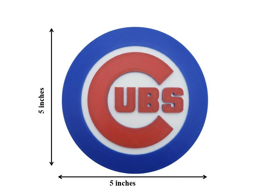 Chicago Cubs Trailer Hitch Receiver Cover Tow Towing Plug Cap Ford Chevy Ram
