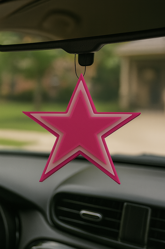 Dallas Cowboys Star Hanger for Rearview Mirror NFL Fan Car Accessory Customize