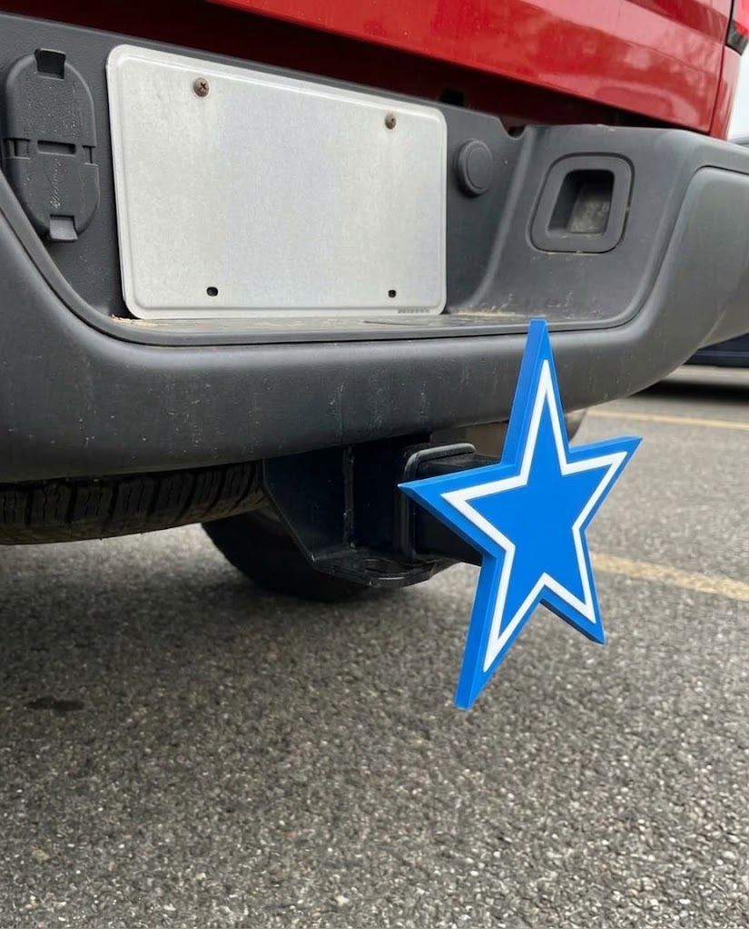 Dallas Cowboys Hitch Cover Trailer Plug Cap Football Fan Gift Decor Truck SUV Star