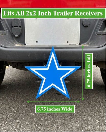 Dallas Cowboys Hitch Cover Trailer Plug Cap Football Fan Gift Decor Truck SUV Star