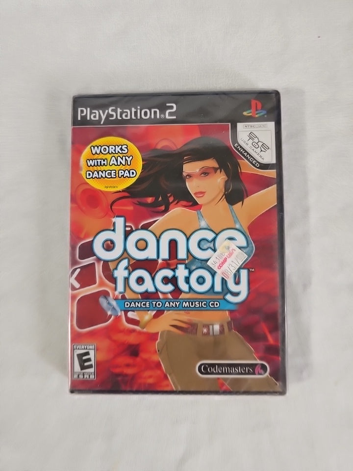 Dance Factory PS2 PlayStation 2 New Factory Sealed - Dance Mat Game - New Sealed - Music Rhythm Game - CodeJem - Black Label